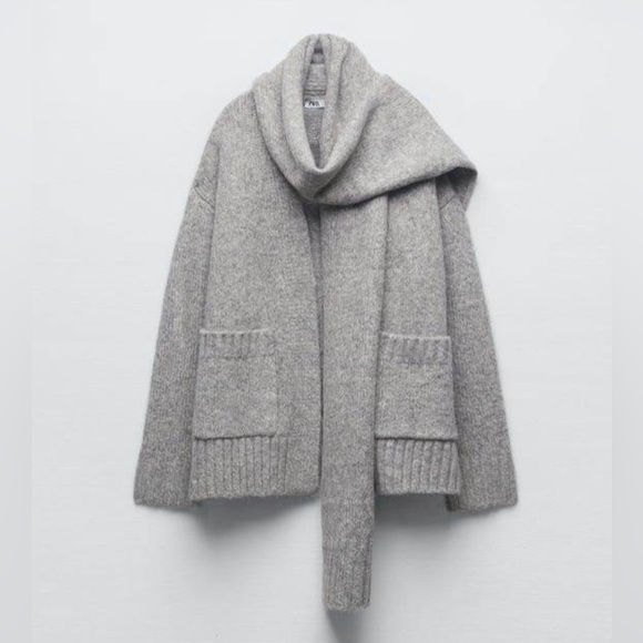 Zara Sweaters - Zara Shawl Collar Knit Jacket